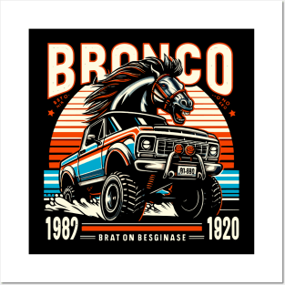 Retro Bronco Posters and Art